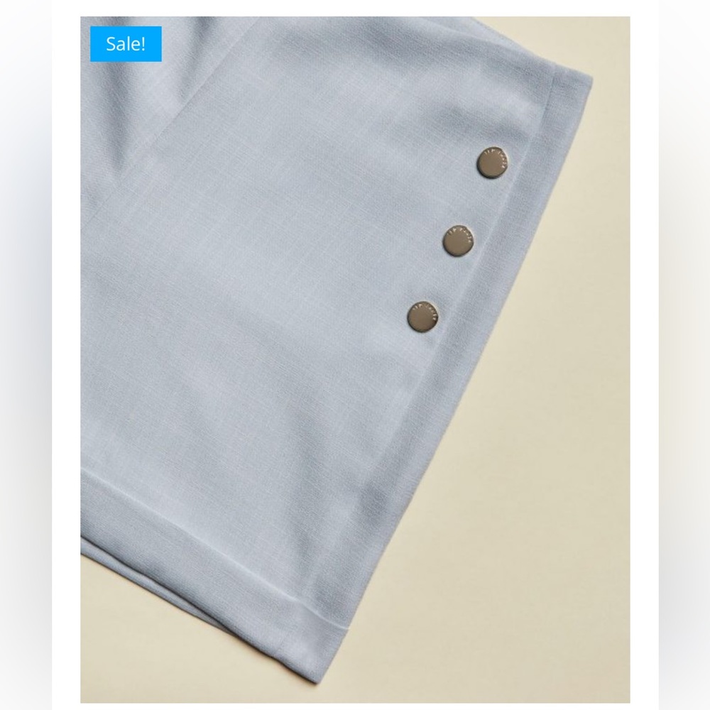 TED BAKER TROUSERS & SHORTS | WOMENS LIGHTWEIGHT TAILORED SHORTS LIGHT BLUE